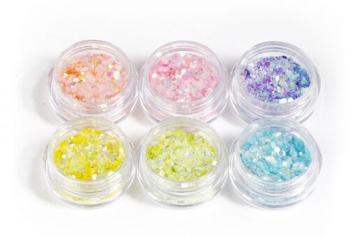 Bling Glitter & Pigment - kit de 6 couleurs