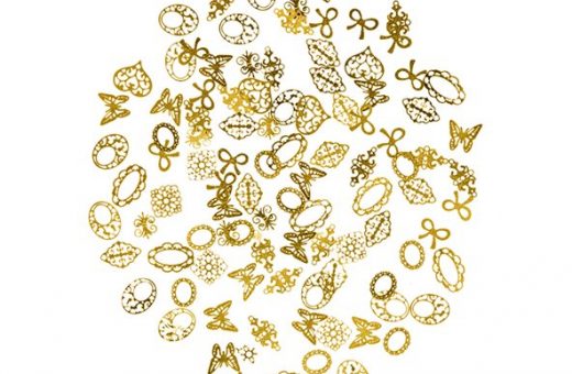 Flat Metal Gold VINTAGE
