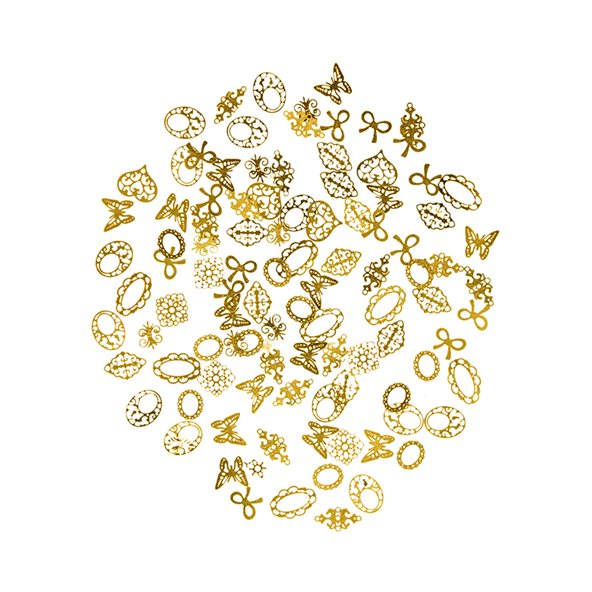 Flat Metal Gold VINTAGE