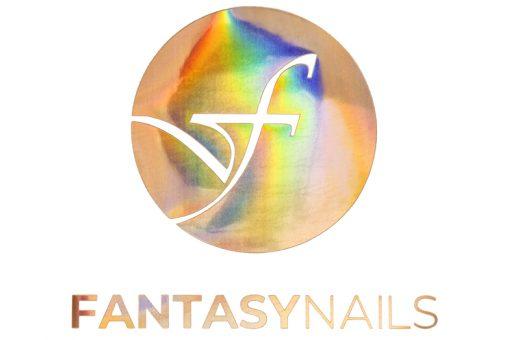 Transfert Logo Fantasy Nails - Rond Rose Gold