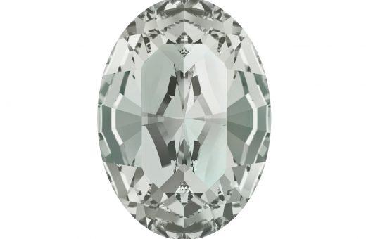 Oval Swarovski Black Diamond
