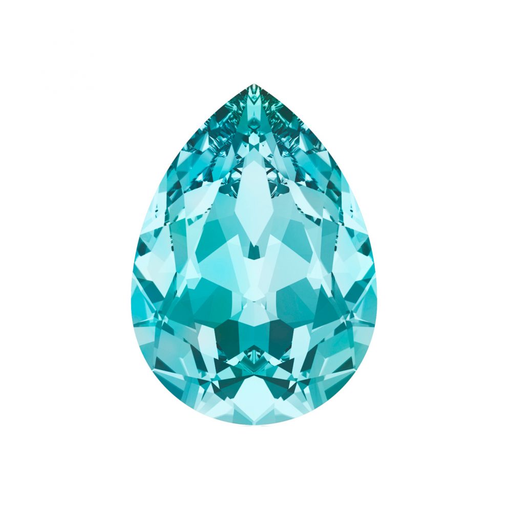 Poire Swarovski Light Turquoise