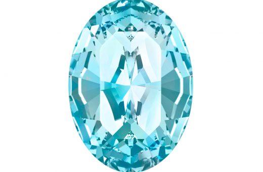 Oval Swarovski Aquamarine
