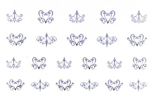 Superslim Waterdecals - Foil Silver #1