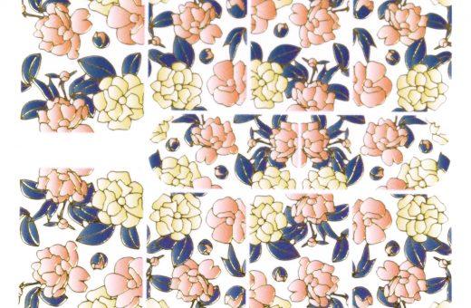 Superslim Waterdecals - Floral Peony