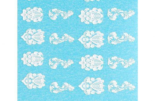 3D Waterdecals White arabesques