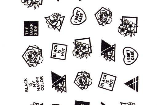 3D Waterdecals Black is hot