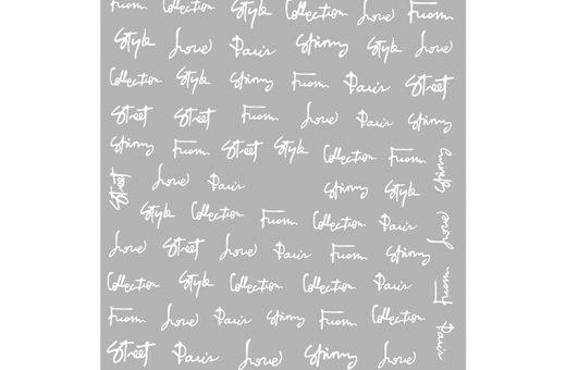 Stickers Text - Style White