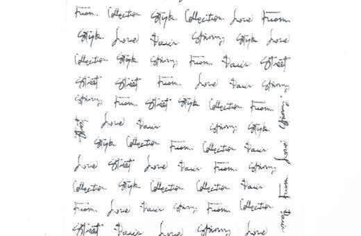 Stickers Text - Style Silver