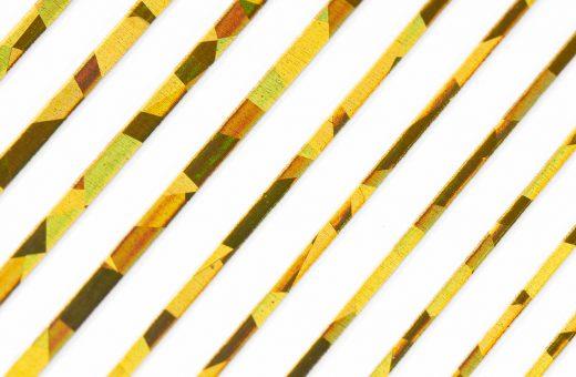 Stickers stripes Holo Gold