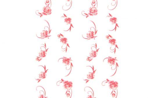 Water Decals roses rouges