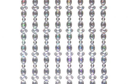 Stickers - Tiras aros plata