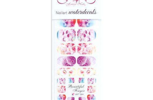 Waterdecals Floral rose