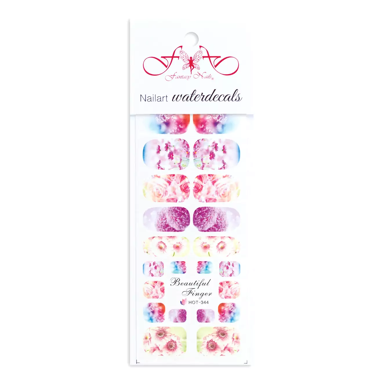 Waterdecals Floral rose
