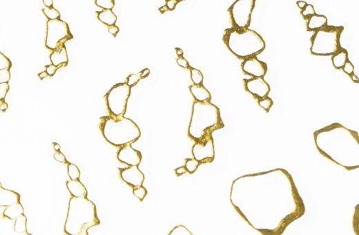 Stickers Fancy Stones Gold