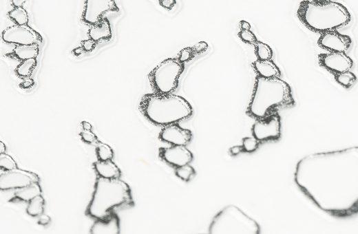 Stickers Fancy Stones Silver