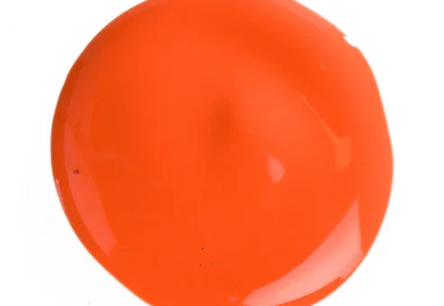 Gel Painting Orange