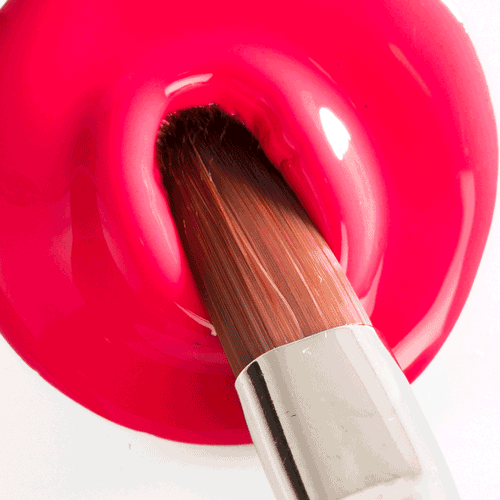 Gel Painting Fancy Coral