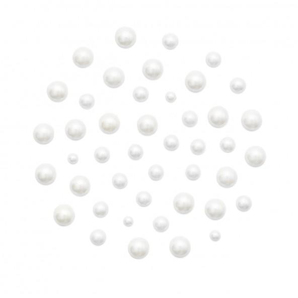 White Pearls Circle Mix