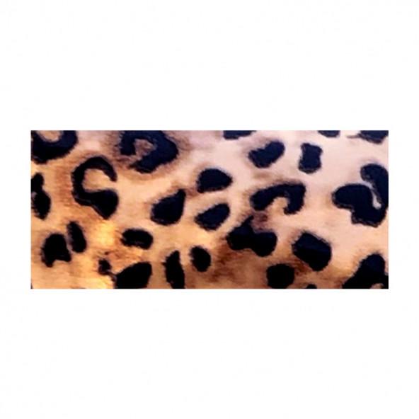 Foil Leopard Brown