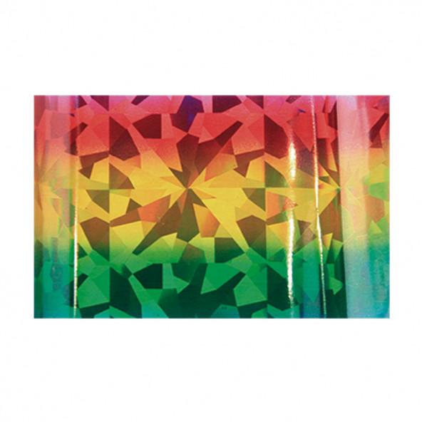 Foil Red Yellow Green Diamond