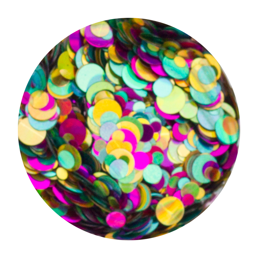 Circles Mix Aqua Pink Gold