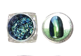 Poudres effet Caméléon Blue / Green