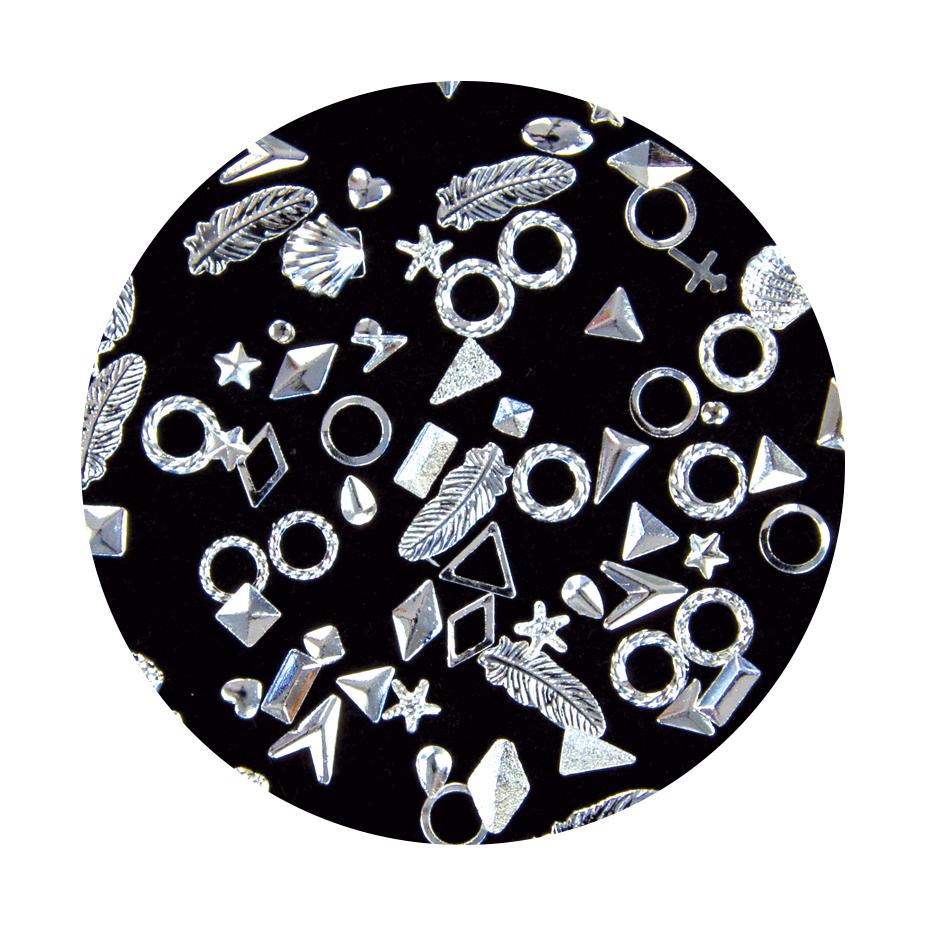 Mix Metallic Forms - Silver