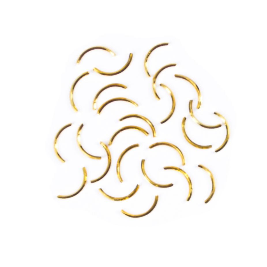 Metallic Forms Arc - Gold 9.3 mm - 25 pcs