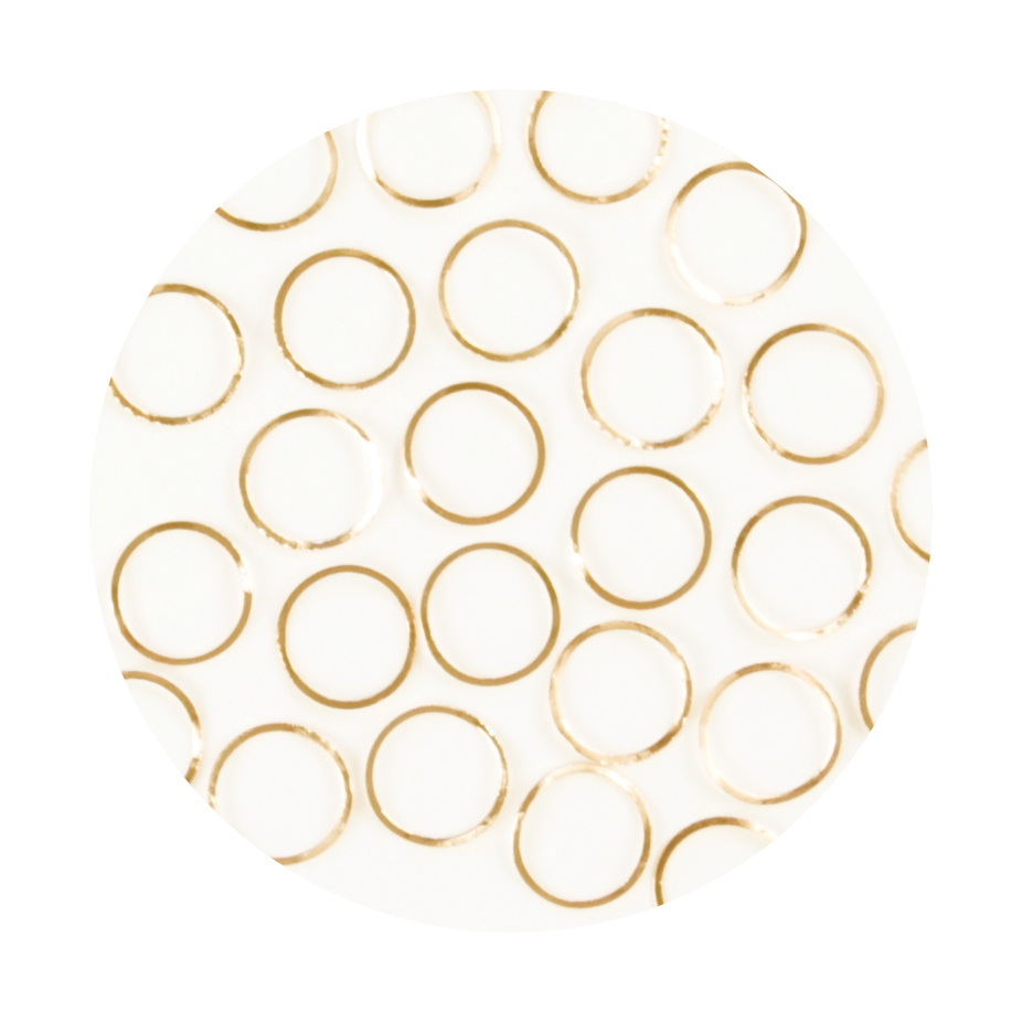 Metallic Forms Cercle - Gold - 25 pcs