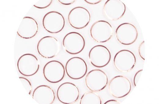 Metallic Forms Cercle - Rose Gold - 25 pcs