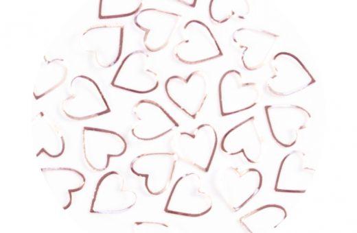 Metallic Forms Coeur - Rose Gold - 25 pcs
