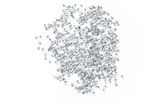 Metallic Dots - Silver 0,8 mm