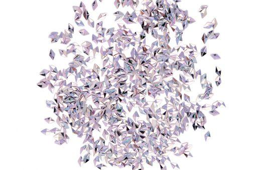 Met. 3D Losange - SILVER / PINK