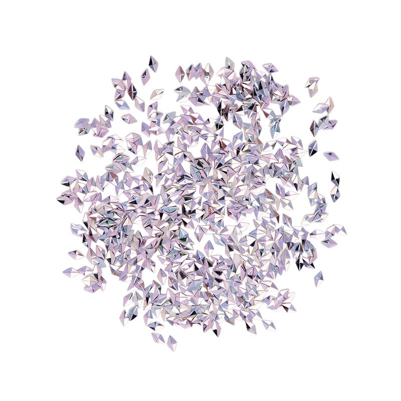 Met. 3D Losange - SILVER / PINK