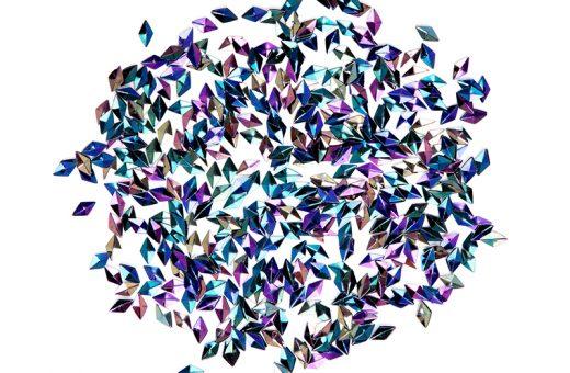 Met. 3D Losange - VIOLET / BLUE