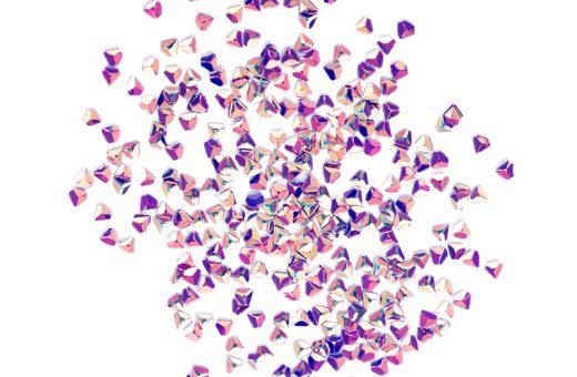 Met. 3D Triangle - AB PURPLE