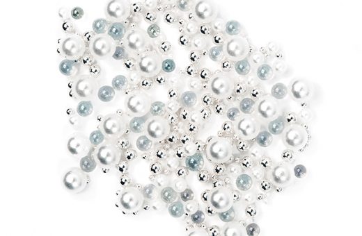 Mixed Pearls - White / Silver