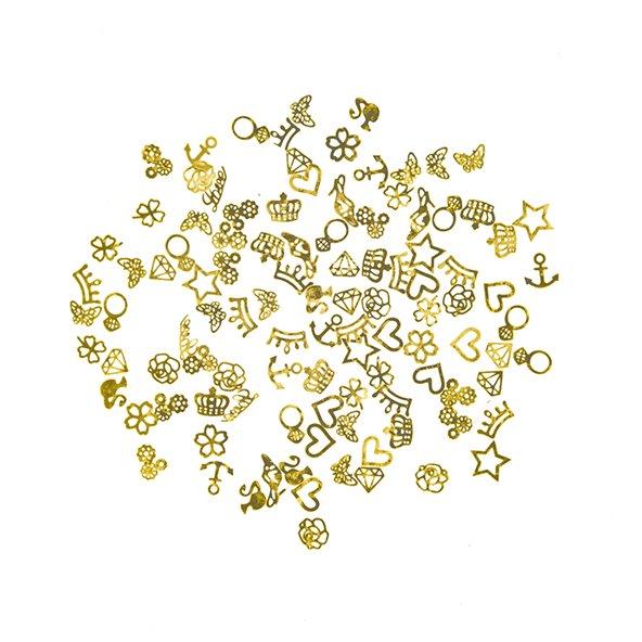 Flat Metal Gold LOVE