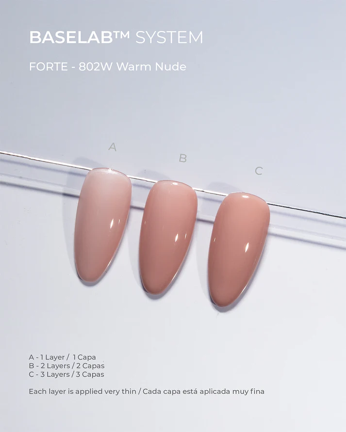 Gel Lacquer BaseLab Forte - Warm Nude – Image 4