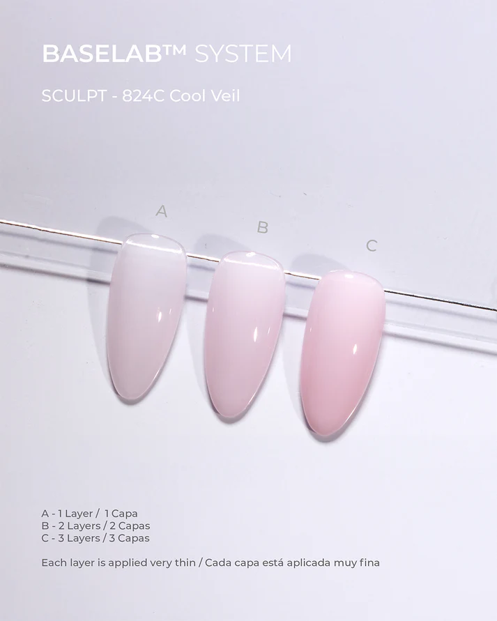 Gel Lacquer BaseLab Sculpt - Cool Veil – Image 4